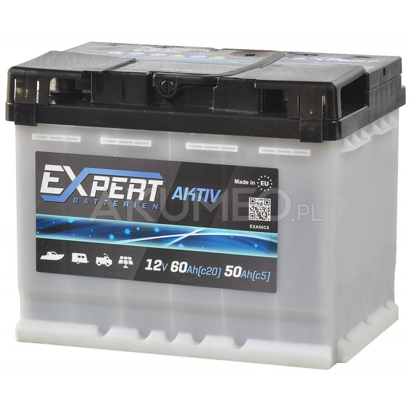 Akumulator Expert Batterien AKTIV 12V 60Ah prawy+