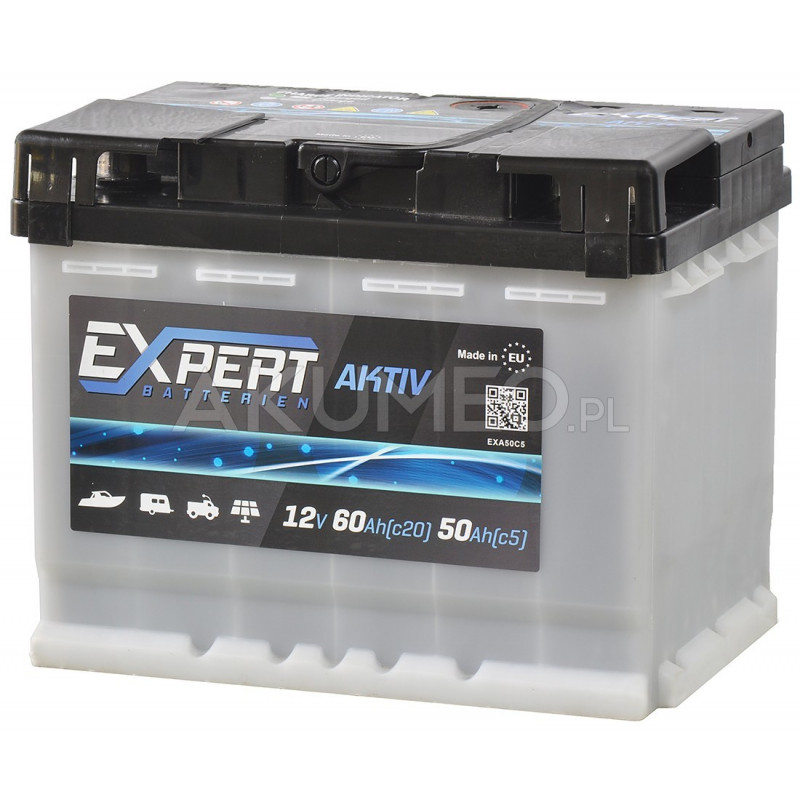 Akumulator Expert Batterien AKTIV 12V 60Ah prawy+ Akumulator Expert Batterien AKTIV 12V 60Ah prawy+
