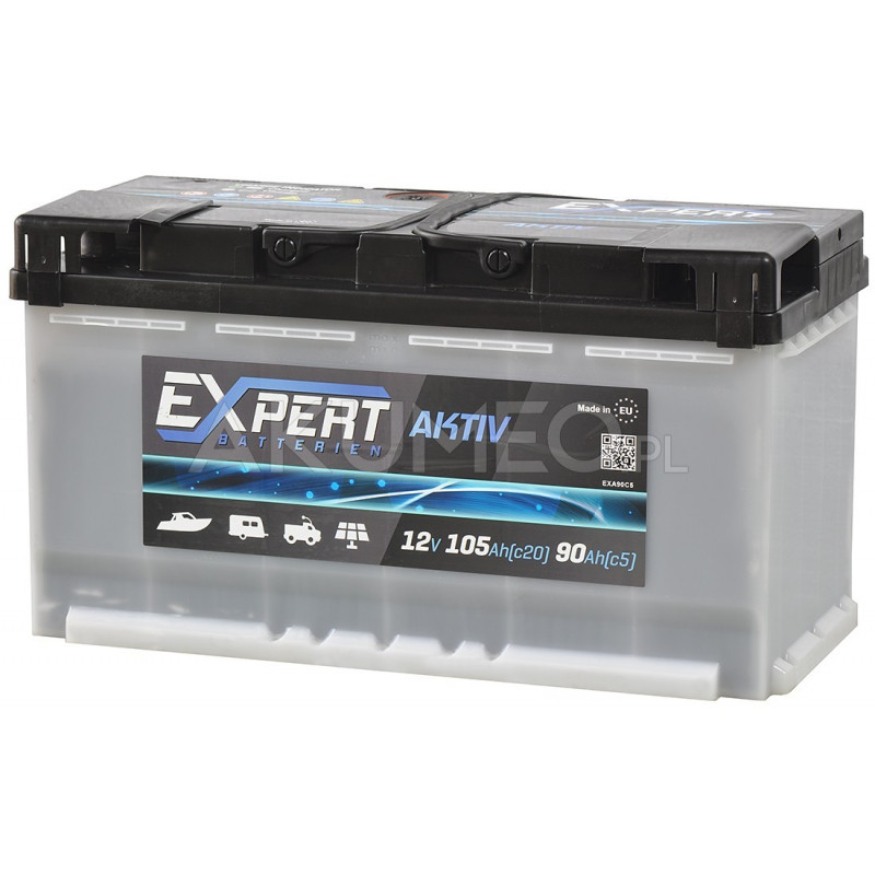 Akumulator Expert Batterien AKTIV 12V 105Ah prawy+ Akumulator Expert Batterien AKTIV 12V 105Ah prawy+