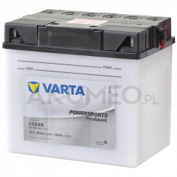 Akumulator Varta Powersports 53030 12V 30Ah (20hr) 180A prawy+ oP | sklep  Akumeo