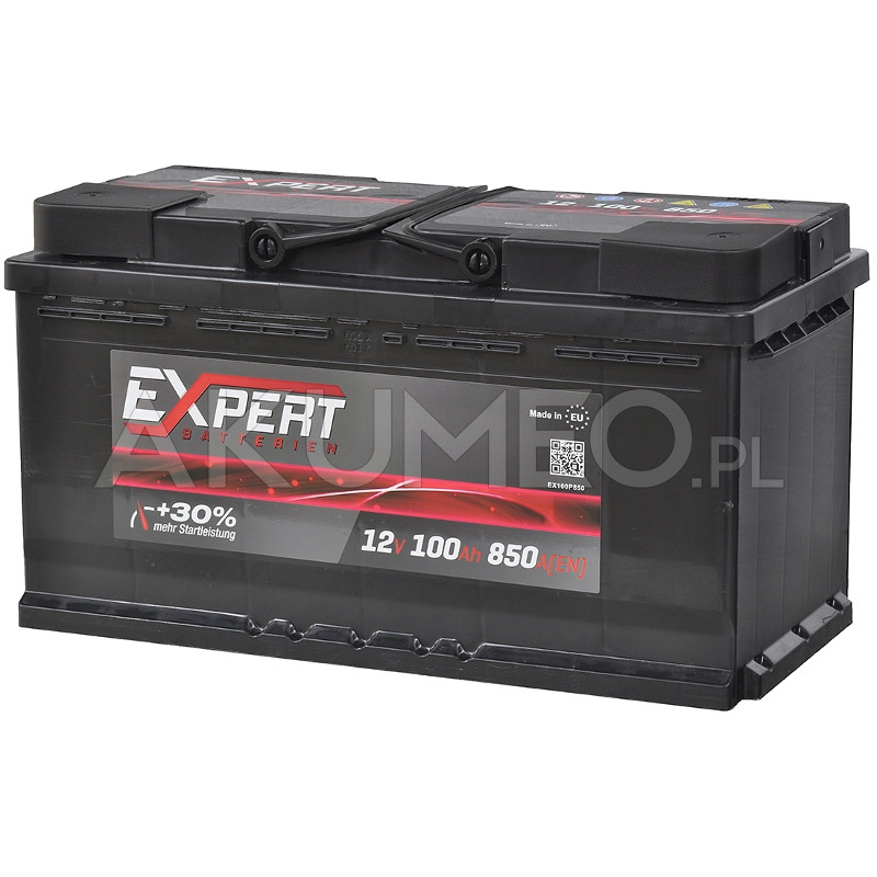 Akumulator Expert Batterien 12V 100Ah 850A lewy+