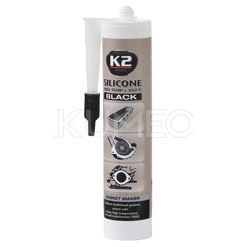 Silikon czarny K2 SILICONE BLACK 300g Silikon czarny K2 SILICONE BLACK 300g