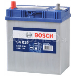 Akumulator Bosch S4 019 12V 40Ah 330A JAP lewy+