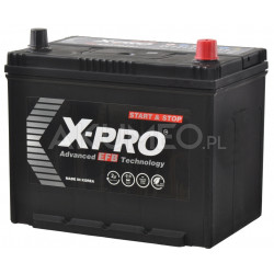 Akumulator X-PRO EFB 68Ah 12V 730A JAP prawy+