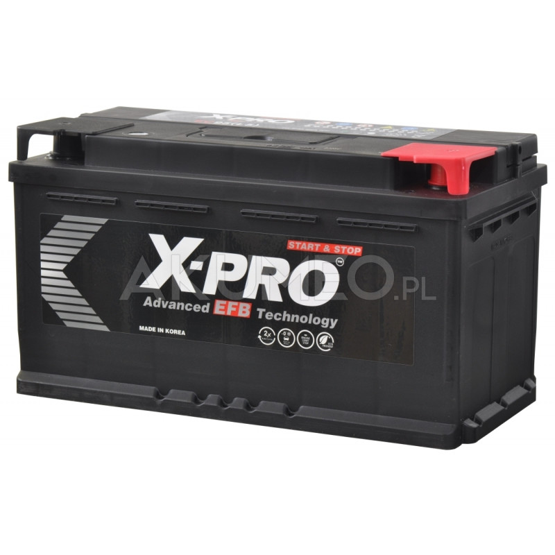 Akumulator X-PRO EFB 95Ah 12V 900A prawy+ Akumulator X-PRO EFB 95Ah 12V 900A prawy+