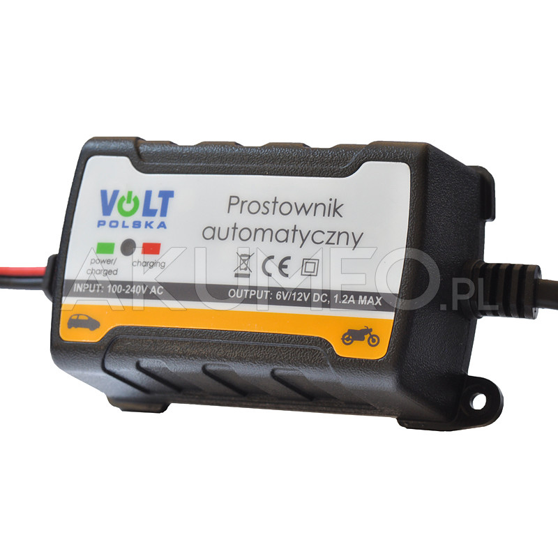 Automatyczna ładowarka VOLT POLSKA 6V/12V 1,2A Automatyczna ładowarka VOLT POLSKA 6V/12V 1,2A
