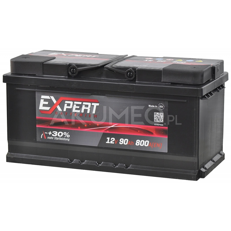 Akumulator Expert Batterien 12V 90Ah 800A prawy+