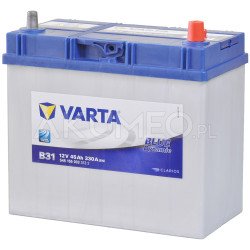 Akumulator Varta Blue Dynamic B31 12V 45Ah 330A JAP prawy+