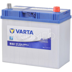 Akumulator Varta Blue Dynamic B32 12V 45Ah 330A JAP prawy+