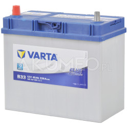 Akumulator Varta Blue Dynamic B33 12V 45Ah 330A JAP lewy+