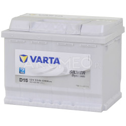 Akumulator Varta Silver Dynamic D15 12V 63Ah 610A prawy+