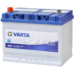 Akumulator Varta Blue Dynamic E24 12V 70Ah 630A JAP lewy+