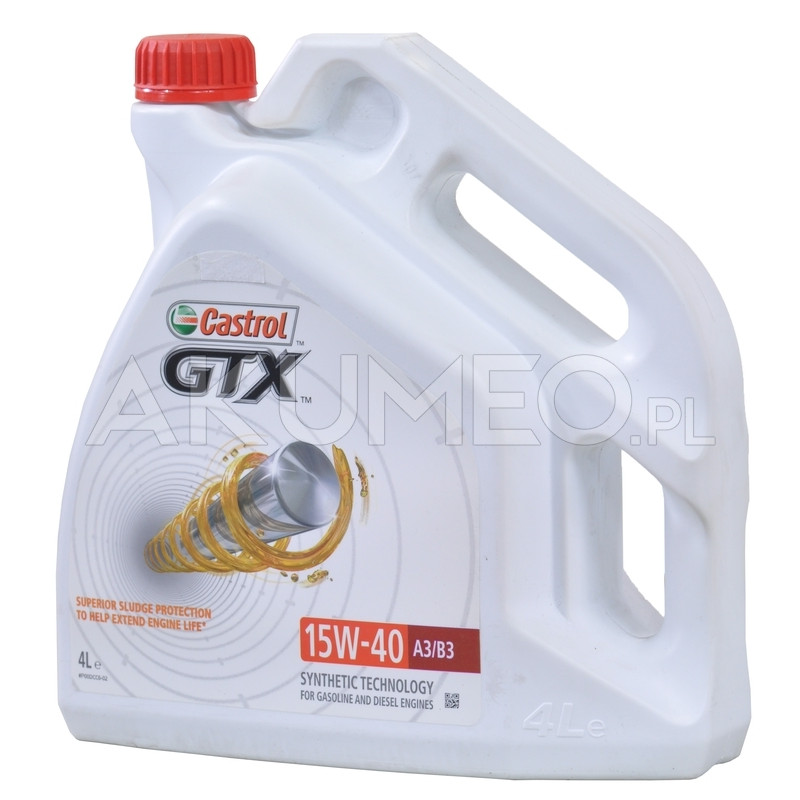 Olej silnikowy CASTROL GTX 15w40 4L Olej silnikowy CASTROL GTX 15w40 4L