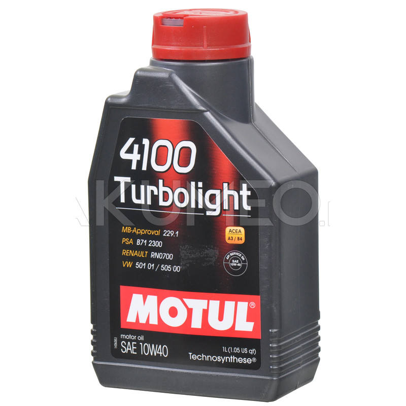 Olej silnikowy MOTUL 4100 Turbolight 10W40 1L