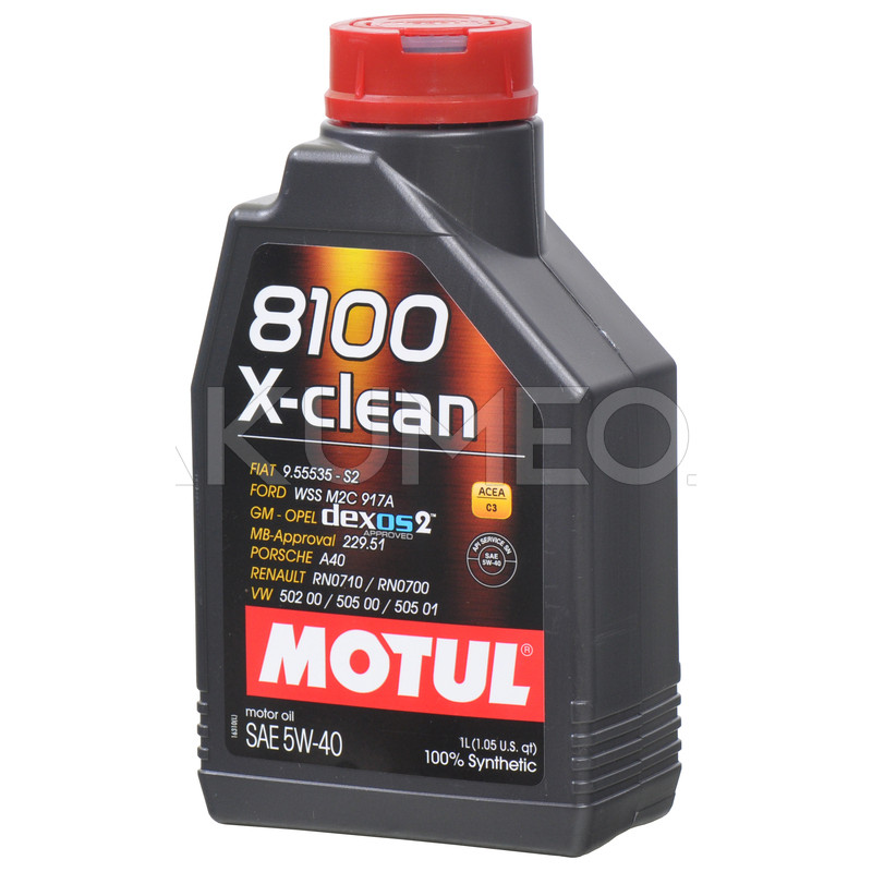 Olej silnikowy MOTUL 8100 X-CLEAN 5W40 1L Olej silnikowy MOTUL 8100 X-CLEAN 5W40 1L