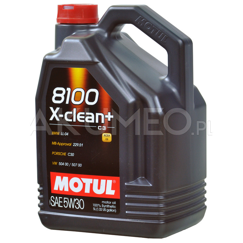 Olej silnikowy MOTUL 8100 X-CLEAN+ 5W30 5L