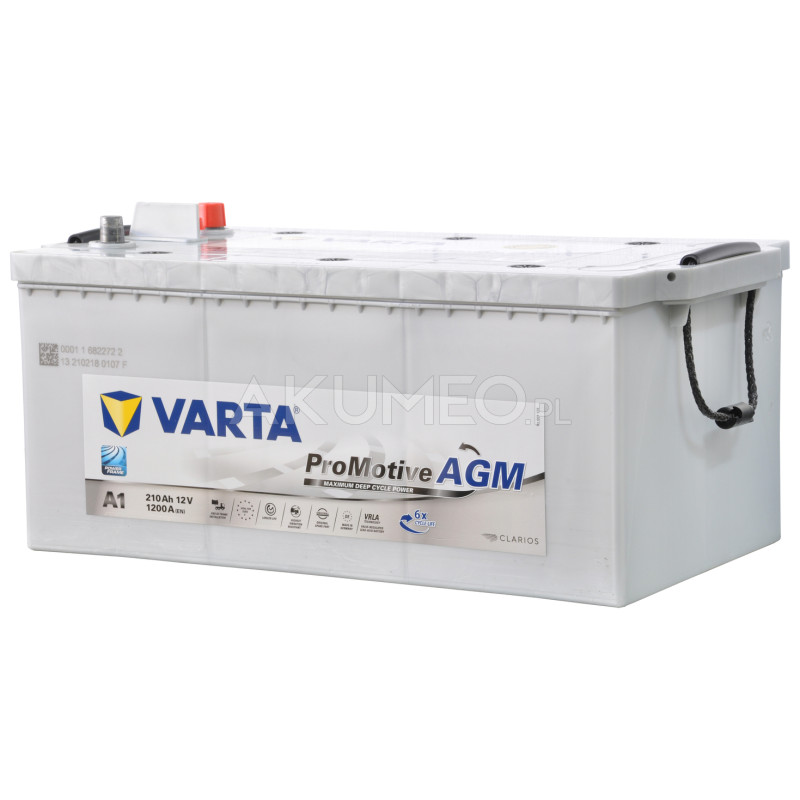 Akumulator Varta ProMotive AGM A1 12V 210Ah 1200A Akumulator Varta ProMotive AGM A1 12V 210Ah 1200A