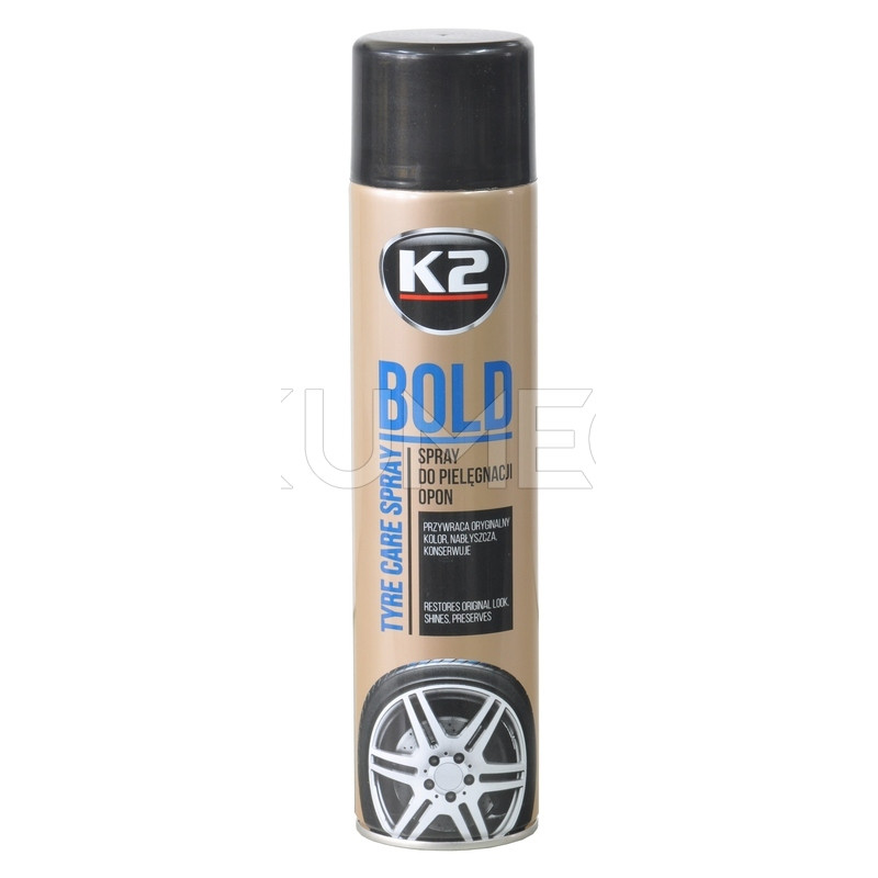 K2 BOLD środek czyszczący do opon 600ml K2 BOLD środek czyszczący do opon 600ml