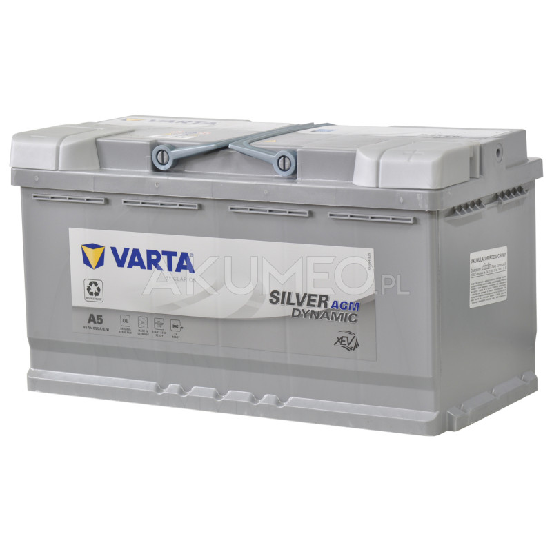 Varta A5 Stop Start AGM Car Battery 12V 95Ah 850A Type 019 5