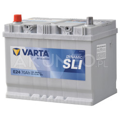 Akumulator Varta Dynamic SLI E24 12V 70Ah 630A JAP lewy+