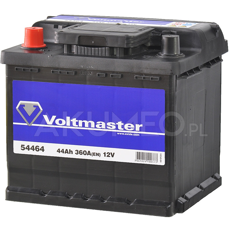 Akumulator Voltmaster 12V 44Ah 360A lewy+ | sklep Akumeo