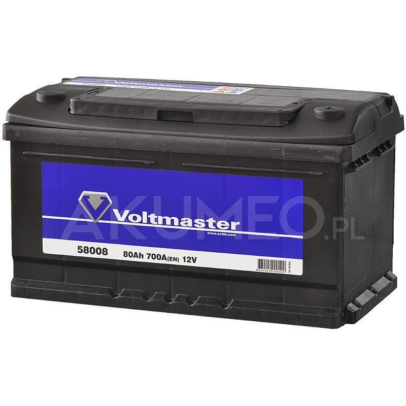 Akumulator Voltmaster 12V 80Ah 700A Prawy+ | Sklep Akumeo