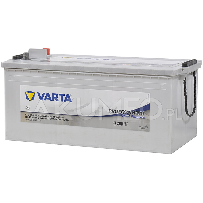 Grosse batterie à décharge lente Varta 230 Ah LFD230 - Watteo