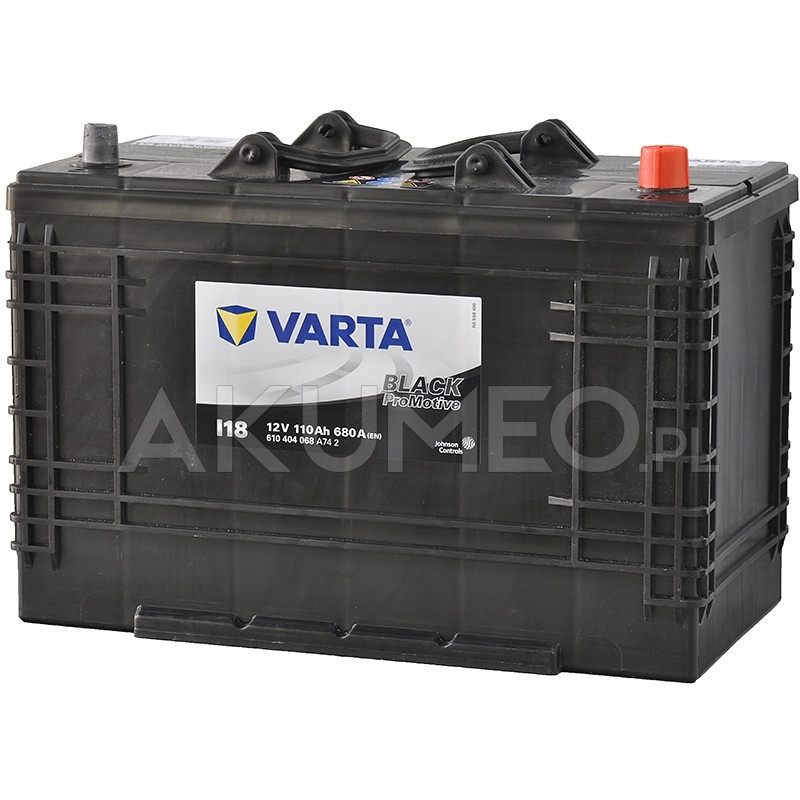 Uitgebreid Giftig Beoordeling Akumulator Varta ProMotive Black I18 12V 110Ah 680A prawy+ | sklep Akumeo