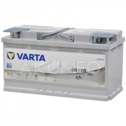 VARTA G14 Silver Dynamic AGM 95Ah Car Battery 12V 850A B13 Battery 595 901  085