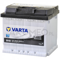 Akumulator Varta Black Dynamic B19 12V 45Ah 400A prawy+