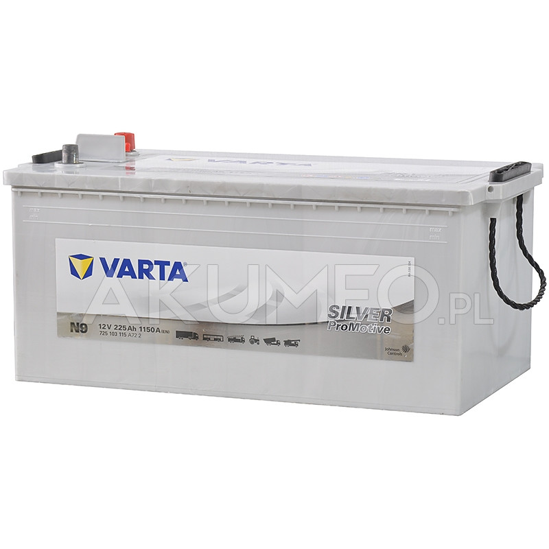 Akumulator Varta ProMotive Silver N9 12V 225Ah 1150A | sklep Akumeo
