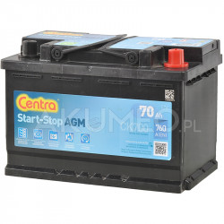 Batterie CK700 CENTRA Start-Stop 12V 70Ah 760A B13 AGM-Batterie ➤ CENTRA  CK700 günstig online