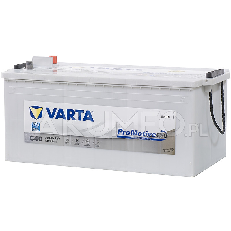 Akumulator Varta ProMotive EFB C40 12V 240Ah 1200A | sklep Akumeo