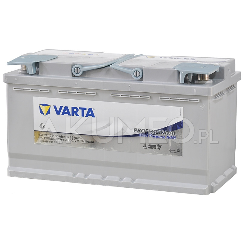 Akumulator Varta Professional Dual Purpose AGM 12V 95Ah 850A prawy+ | sklep  Akumeo