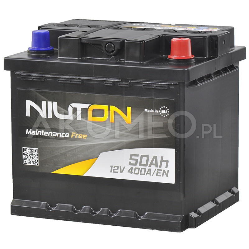 Akumulator Niuton NT50P400 12V 50Ah 400A prawy+ | sklep Akumeo