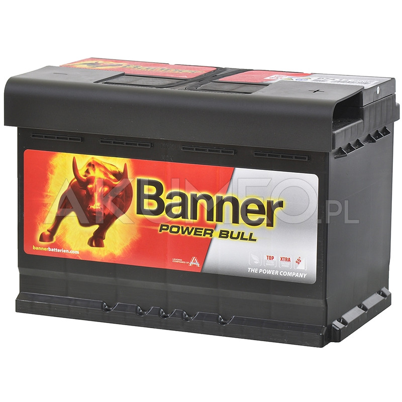 Akumulator Banner Power Bull (P74 12) 12V 74Ah 680A Prawy+ | Sklep Akumeo